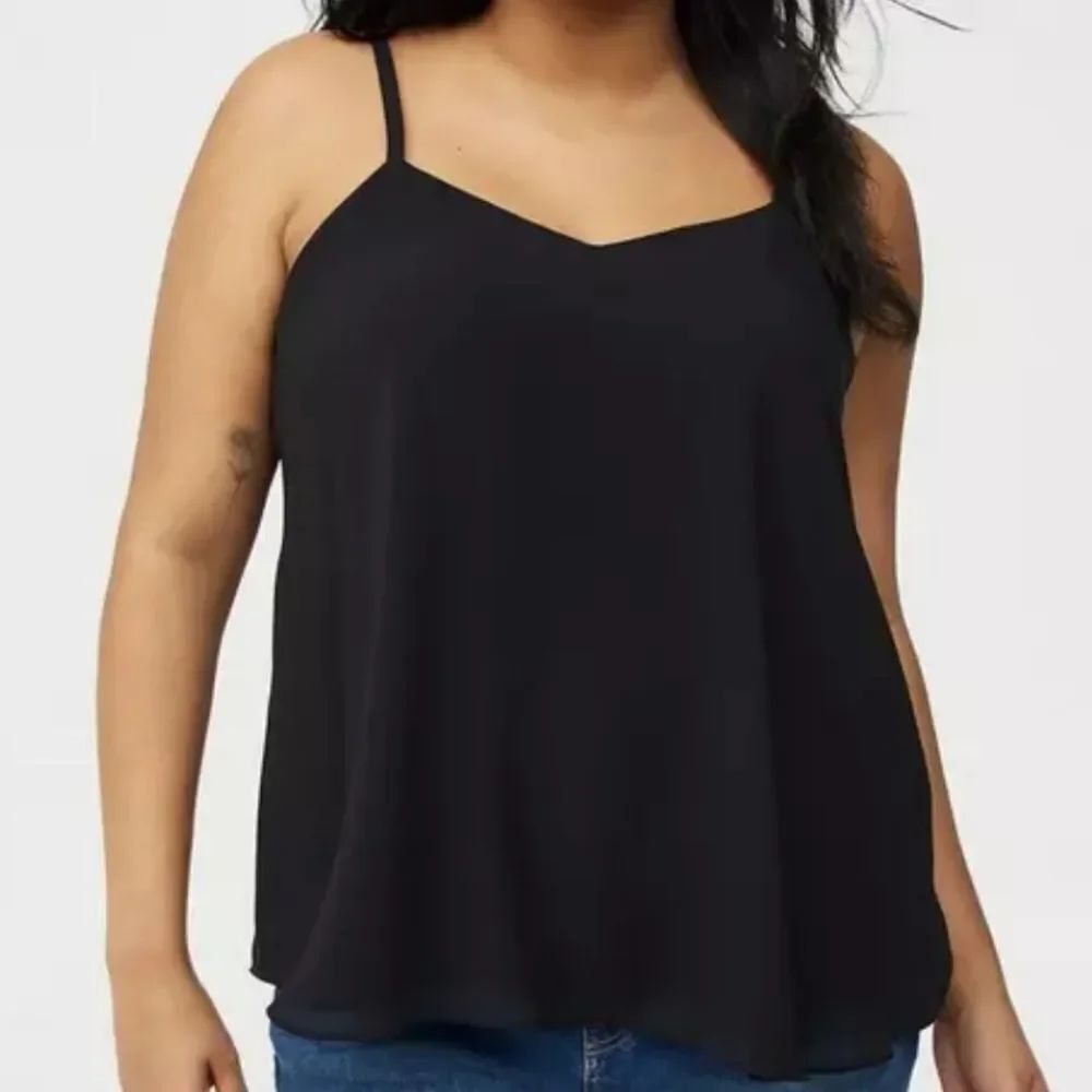 Torrid Black Sophie Semi-Sheer Top. Cami. Classic.